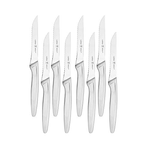HENCKELS Razor-Sharp Steak Knife Set of 8, German Engineered Informed by 100+ Years of Mastery, Sliver - color: Sliver, size: 8 count