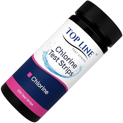 200 Chlorine Test Strips for Food Service 0-500 ppm (Value Pack) - Bleach Sanitizer Test Strips Food Service - Sanitizer Testing Strip - Chlorine Tester - Restaurant Supplies - size: 200 Strips