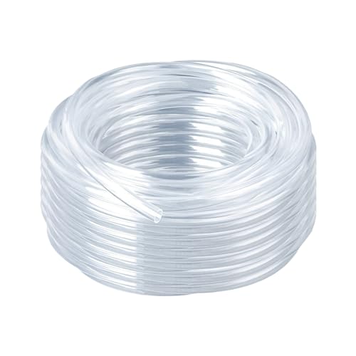 10 Feet PVC- 3/16" ID Clear Vinyl Tubing Food Grade Multipurpose Tube for Beer Line, Kegerator, Wine Making, Aquaponics, Air Hose - size: 3/16" ID, style: 10 Feet