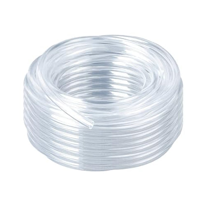 20 Feet PVC- 5/16" ID Clear Vinyl Tubing Food Grade Multipurpose Tube for Beer Line, Kegerator, Wine Making, Aquaponics, Air Hose - size: 5/16" ID, style: 20 Feet