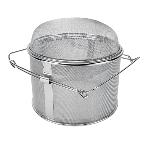 Beekeeping Tools Steel Double Mesh Filter, Dual Layer Honey Sieve for Beekeeping Wax Honey Strainer,304 Stainless Strainer