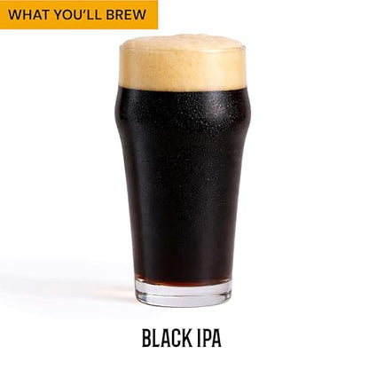 Craft a Brew - Beer Recipe Kit - Black IPA - Home Brewing Ingredient Refill - Beer Making Supplies - India Pale Ale - 5 Gallons - color: Black IPA