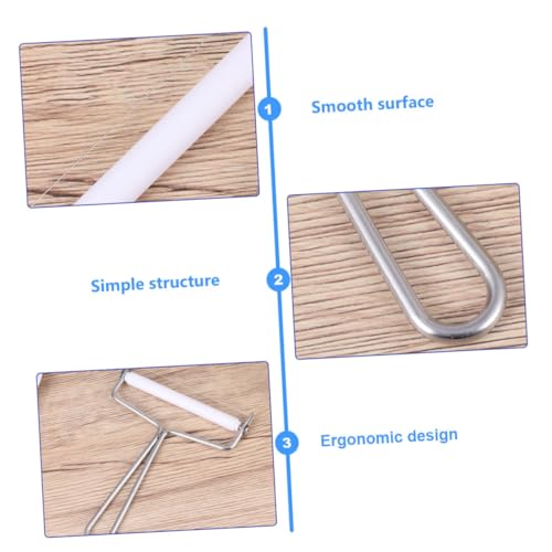 OUNONA 2Pcs Stainless Steel Efficient Cream Cutter Butter Scraper Multi Purpose Cheese Slicer Kitchen Tools for Baking Wall Mounted Design Silver
