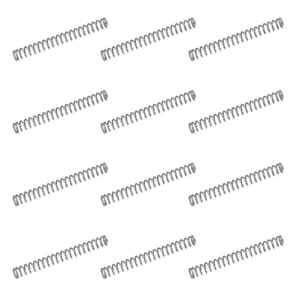 uxcell 50Pcs 304 Stainless Steel Compression Springs, 0.5mm x 4mm x 35mm Small & Tiny Pen Spring for Home Repair & DIY, Workshop & Industrial Use, (Silver Tone) - size: 4mmx35mm