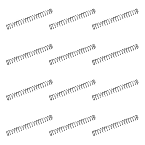 uxcell 50Pcs 304 Stainless Steel Compression Springs, 0.5mm x 4mm x 35mm Small & Tiny Pen Spring for Home Repair & DIY, Workshop & Industrial Use, (Silver Tone) - size: 4mmx35mm