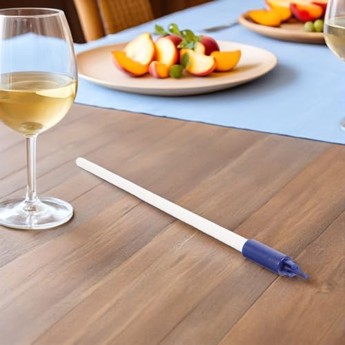 Bottling Wand with Valve Plastic Wine Bottle Filler and Beer Bottle Filling Wand 12.99 Inch Homebrewing Tool for Wine Making Bottling Kit 2 Pack