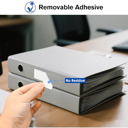 L LIKED 3" x 1" Thermal Labels, Blank Removable Labels with No Residue, Water and Oil Resistant, Use for Both Home and Office (1 Roll, 1400 Labels) - size: 1x3-1400
