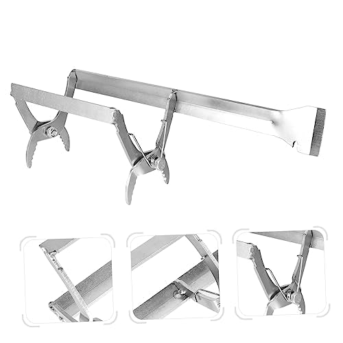 Abaodam Metal Beehive Frame Lifter Tool Durable Gripper for Beekeeping Supplies Essential Hive Frame Support for Easy Lifting Reliable Metal Design Convenient Beekeeping Equipment