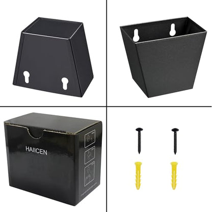 Black Bottle Cap Catcher Wall Mounted, Stainless Steel Screw in Wall Beer Cap Holder Mountable for Post Cooler Table - color: Black