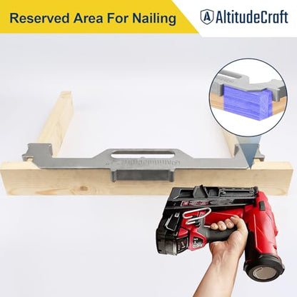 24-Inch Framing Tools, 24″ Framing Stud Layout Tool, Stud Framing Jig for 24 Inch On-Center Precision Wall Stud Framing Spacer Measurement - style: 24 Inch 1-Piece