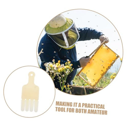 2pcs Beekeeping Jelly Extractor Pen 4-Row Scraper Beekeeping Tools for Hive Maintenance and Honey Extraction