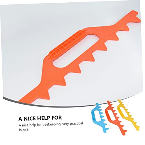 Beehive Distance Measuring Rake Tool for Beekeeping Plastic Frame Spacer Random Color for Accurate Hive Frame Measurement