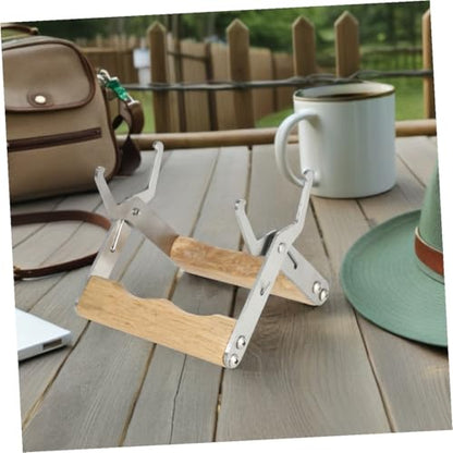 Hemoton 3pcs Beehive Frame Holder and Bee Frame Grip Tool with Wooden Handle for Beekeeping Hive Lifting and Secure Handling in Apiary Equipment