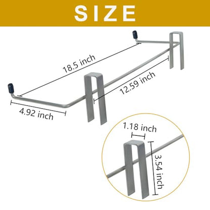 witbee 4Pcs Beehive Frame Holder, Stainless Steel Beehive Frame Perch Beekeeping Frame Grip Tool for Honey Harvesting and Inspection - size: 4pcs