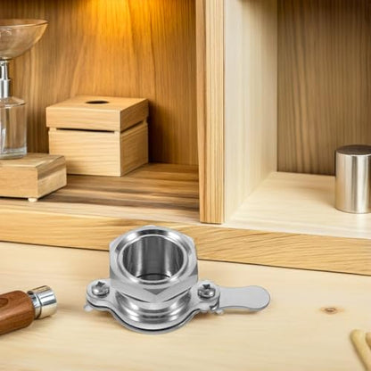 BESTonZON Stainless Steel Honey Gate Valve Honey Extractor Tap Beekeeping Tool Exit Valve for Bucket Extractor Equipment
