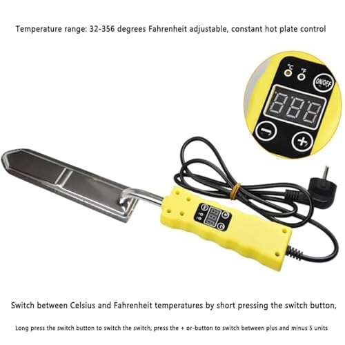 Honey Uncapping Knife, Electric Honey Extractor, Portable Stainless Steel Uncapping Knife