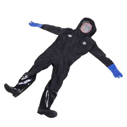 SUNGOOYUE Beekeeping Suit Synthetic Leather Clear Breathable Veil Enhanced Grip Gloves Full Body Protection for Adult Beekeepers Height 70.9 to 72.8in Shoe Size 43