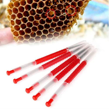 dophee Beekeeping Moving Grafting Tools Bee Hive Queen Larva Rearing Grafting Beekeepers Beekeeping Tool Retractable Equipment - 10-Pack