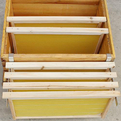 KIBBEH 2 Pieces Beehive Frame Holder, Durable Stainless Steel Beehive Frame Perch, Bee Hive Frame Grip for Beekeeper, Beehive Frame Grip Accessory Tools