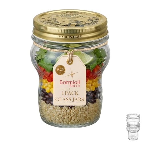 Bormioli Rocco Quattro Stagioni Stacking Jar, 9.25 Oz. - ClearGold - size: 9.25 fl oz