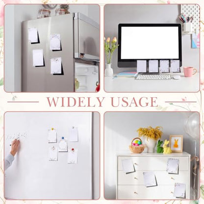 Chiisong 12 Pack Wildflower Sticky Notes Floral Sticky Notes, Self-Stick Note Pads Flower Memo Pads for Journal Planners Office Home Stationery Gift Meeting Office Supplies - style: Fresh Wildflower