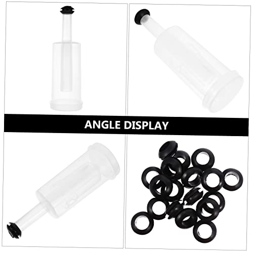 Garneck 1set Craft Beer Brewing Accessory Stopper Silicone Plugs Home Brew Supplies Brew One-way Valve Wine Stopper for Bottles