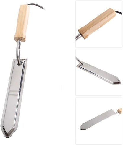Electric Honey Extractor and Uncapping Knife, Stainless Steel Portable Handheld Heating Tool for Efficient Beekeeping