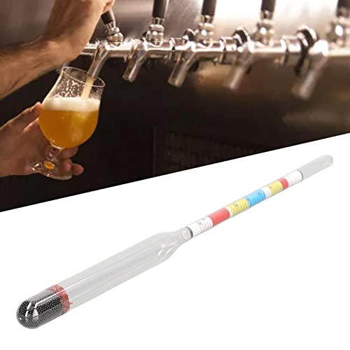 10Pcs Wine Making Meter Home, Home Wine Making Meter, Brewing Beer Hydrometer Test Jar 3 Scales Hydrometer Glass Beer