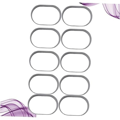 KICHOUSE 10pcs Stainless Steel Cheese Molds for Diy Baking Candy Making Creative Cake Mold for Home Professional Use - color: Silver