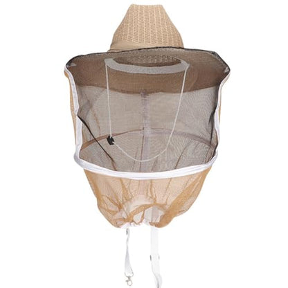 Beekeeper Hat with Veil - Professional Protection Bee Hat with Adjustable Strap & Breathable Design for Beekeeping Supplies