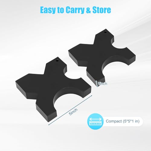 Arbor Press Plate, 1 Pair 5'' x 5'' x 1'' No holes H-shape Hydraulic Shop Press Plate 20Ton Metal H Frame Hydraulic Shop Press Plates for Workshops Factories & Production - size: 5'' x 5'' x 1'' / No holes