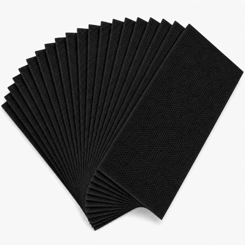 Black Beeswax Foundation Sheets, 20PCS for Langstroth Deep Frames | 8-1/2 Inch, Fits Langstroth Deep Frames, Wax-Coated Plastic, Food-Grade