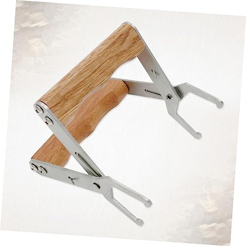 Hemoton Stainless Steel Beekeeping Frame Grip Holder Tool for Hive Maintenance 16x12.5x5cm Sturdy and Easy to Use Beekeeper Equipment