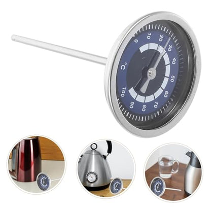 PRETYZOOM Stainless Steel Kettle Temperature Gauge Accurate Dial Thermometer for Water Heating User Friendly Design for Tea Brewing Fits Stainless Steel Models