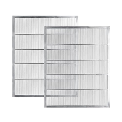 2Pcs Metal Queen Excluder Beehive Queen Bee Excluder Beekeeping Queen Excluders Beekeeping Tools (10 Frame 2Pcs) - size: 10 Frame 2Pcs