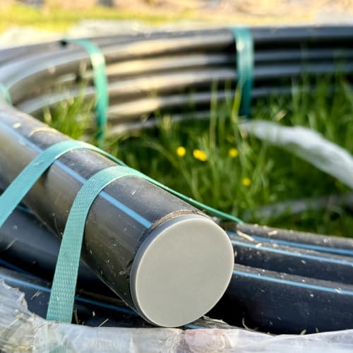 uxcell Silicone Rubber Plug, High Temp Round Hole Plug Waterproof Rubber Stopper Pipe End Caps Fit 111.5mm/4.39" Hole for Coating, Painting, Fence, Pipe Post - size: 111.5mm/4.39"