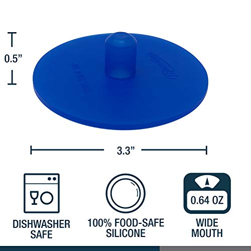 Masontops Pickle Pipes - Airlock Fermentation Lids - Wide/Small Combo Sauerkraut & Pickle Kit - Fermentation Jar Not Included - size: Wide/Small Combo 8PK