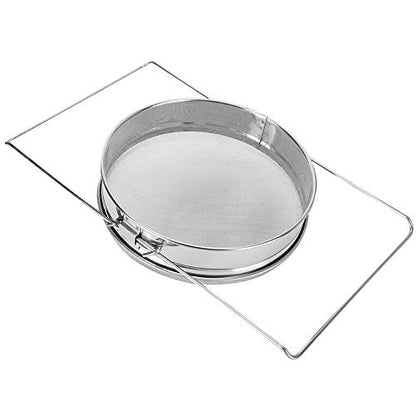Honey Strainer Double Sieve Stainless Steel Beekeeping Tool Accessory