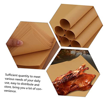 300sheets Paper Kraft Paper Food Wraps for Bread Sandwiches French Fries Cheese Storage