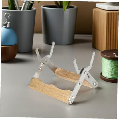 Operitacx 4pcs Beekeeping Frame Grip and Beehive Frame Holder Stainless Steel Clamp with Wood Handle for Hive Management