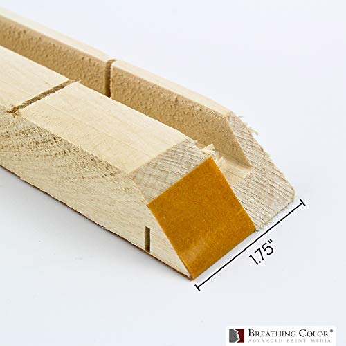 Kiln-Dried, EasyWrappe Pro 1.75" - 16", 6pk DIY Gallery Wrap System with Easy Assembly and Uncomplicated Canvas Stretching Setup Create Artwork in Minutes That Rivals Professional Gallery Wraps - size: 16" - 6 Pack