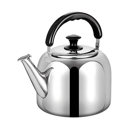 Whistling Stovetop Tea Kettle,Food Grade 316 Stainless Steel,Hot Water Fast to Boil,Stovetop Kettle with Ergonomic Handle,3.1 Quart Capacity