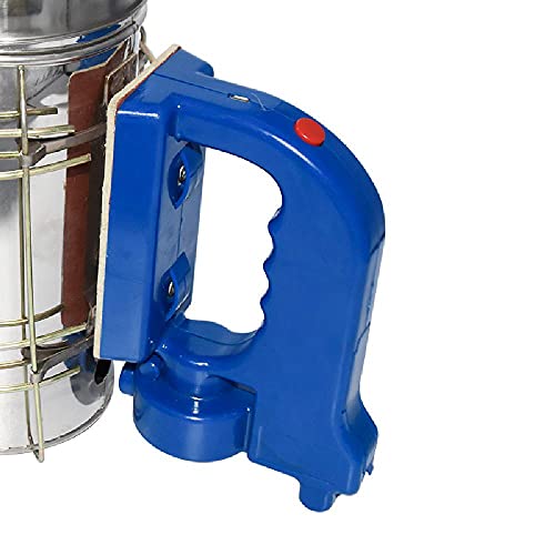 Stainless Steel Electric Bee Smoker Sprayer Bee Smoke Transmitter Kit, New Bee Hive Smoker Apiculture Beekeeping Tool with Heat Shield Protection