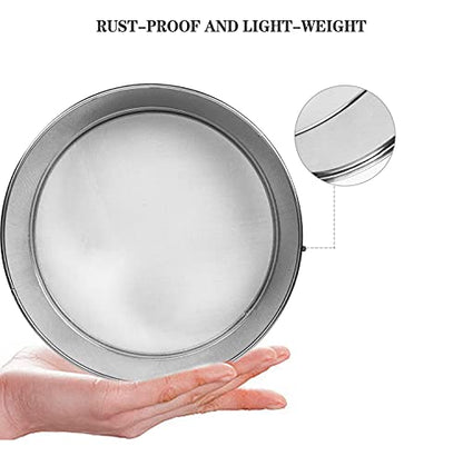Sidasu Vibrating Sifter - Stainless Steel Vibrating Sieve 40 Mesh for Automatic Powder Sifter Machine - size: 40 mesh