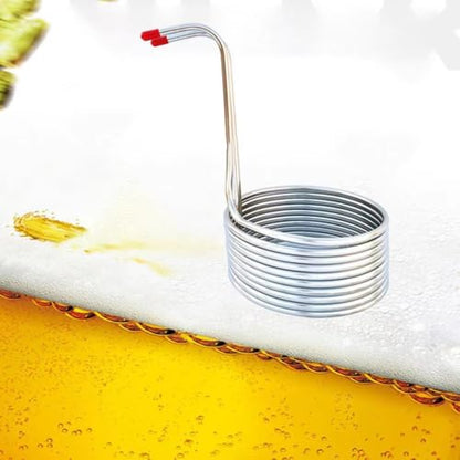 8M Stainless Steel Spiral Cooling Coil Immersion Chiller for Home Hotel Restaurant Kitchen