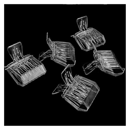 16 Pcs Transparent Clip Plastic Book Cage Bee Gear Beekeeping Tools Catching Clamp Queen Controller