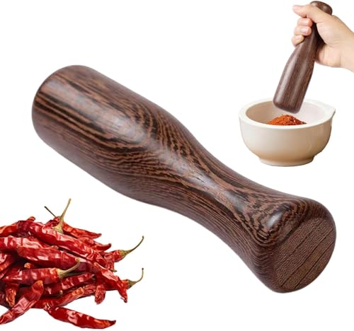 Sauerkraut Pounder Manual Wooden Masher, Vegetable Fermentation Tamper, Pickle Packer Tool, Kitchen Food Prep | Wooden Crusher Tool For Meat Vegetable Pickle Cabbage Food (Gold) - color: Gold