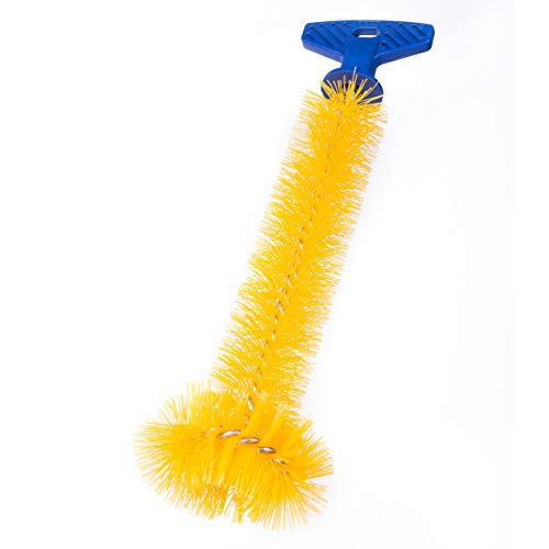 Mr. Scrappy Universal Garbage Disposal Brush, Sturdy Grip Handle, 11-Inches,Yellow - style: Brush