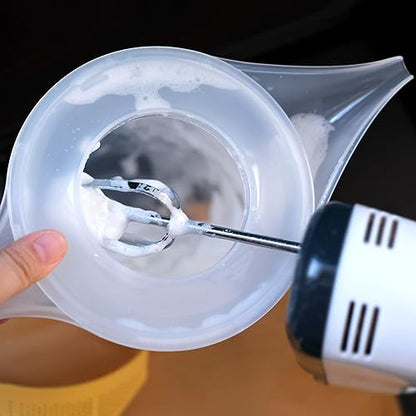Measure Pitcher with Splashs Cover Multipurpose Measuring Cup Mixing Pitcher 1500ml Large Capacity Plastic Pour Cup
