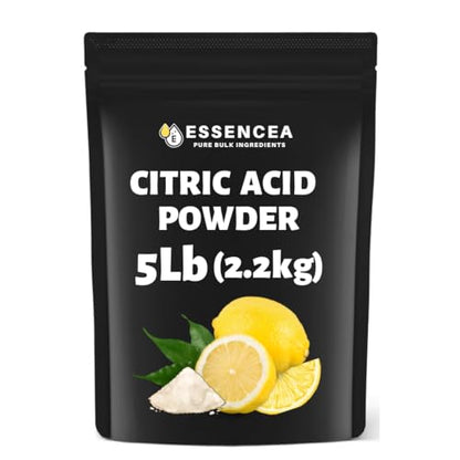 Zinc Oxide Powder 1lb & Citric Acid Powder 5lb Combo – Non-Nano, Uncoated – Food & Cosmetic Grade – For DIY, Crafts, Cleaning & More | Value Combo Pack